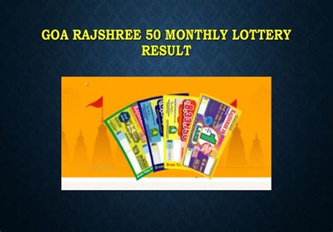 goa state lottery rajshree